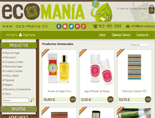 Tablet Screenshot of eco-mania.es